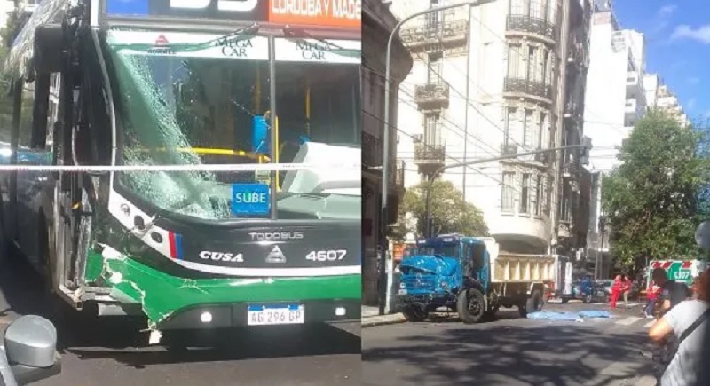 Balvanera dos muertos y cinco heridos tras el choque de un camión y un